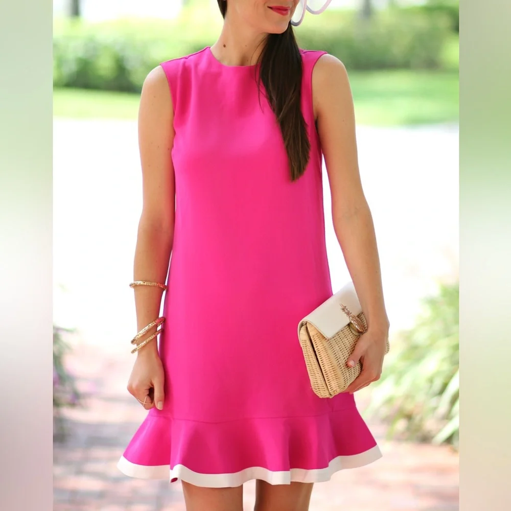 Victoria Beckham for target, fuchsia flutter dress - Picture 8 of 10